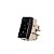 Interruptor Simples Com Luz e Tomada Preto Sleek Ebony 20A 250V Com Placa 4x2'' Margirius - Imagem 3