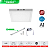 Painel de Led 18W Branco Quadrado Sobrepor Bivolt Taschibra - Imagem 6