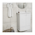 Gabinete de Plastico Lavatorio Armário Banheiro Fit GAB5 Branco Astra - Imagem 3