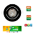 Spot de Led 5w Embutir Preto Alltop Redondo Bivolt Taschibra - Imagem 2