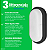 Arandela Tartaruga Led Taschibra Phare Preto Slim 24W IP65 Bivolt - Imagem 2