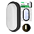Arandela Tartaruga Led Taschibra Phare Preto Slim 24W IP65 Bivolt - Imagem 1