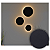 Arandela Led Plafon Luna 150 2700k Preto Bivolt Taschibra - Imagem 3