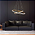 Lustre Pendente Led Montreal 35W Ouro Fosco 3000K Taschibra - Imagem 2