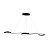 Lustre Pendente Led Milão 30W Preto 3000K Taschibra - Imagem 3
