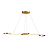 Lustre Pendente Led Milão 30W Ouro Fosco 3000K Taschibra - Imagem 1