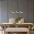 Lustre Pendente Led Paris 18W Ouro Fosco 3000K 80cm Taschibra - Imagem 2