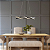 Lustre Pendente Led Paris 18W Preto 3000K 80cm Taschibra - Imagem 2