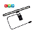 Luminária Barra Led Tela Monitor Computador USB Preta Taschibra - Imagem 6