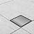Ralo Oculto Quadrado Banheiro Inox Escovado Invisível ROC10I 10x10 Astra - Imagem 2