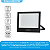 Refletor Led 100w Holofote Externo IP65 Bivolt Blumenau - Imagem 3