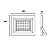 Refletor Led 100w Holofote Externo IP65 Bivolt Blumenau - Imagem 8