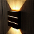 Arandela Led Externa 2 Fachos Clean Preto 6w 3000k Blumenau - Imagem 5