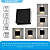 Arandela Led Externa 2 Fachos Light 4w 3000k Preto Germany - Imagem 2