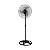 Ventilador De Chão Pedestal 60cm Bivolt Preto Venti Delta - Imagem 1