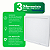 Painel de Led Quadrado 24W Lys Sobrepor Branco Bivolt Taschibra - Imagem 2