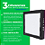 Painel de Led Preto 12W Plafon Quadrado Sobrepor Bivolt Taschibra - Imagem 2