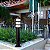 Poste Balizador Oriental Externo 55cm Preto Fosco IP54 Alumínio Germany - Imagem 6