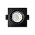 Spot Led Embutir 6w Preto Quadrado Teto Dicróica Bivolt Blumenau - Imagem 1