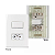 Interruptor Duplo Paralelo + Tomada 20a 4X2 Branco Sleek Margirius - Imagem 4