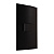 Interruptor Paralelo 10A Preto Fosco 4x2 Clean Ebony Margirius - Imagem 2