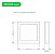 Painel de Led 24W Quadrado Sobrepor Pop Bivolt Avant - Imagem 8
