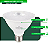Lâmpada Led Par30 9,8W 950lm 45º Bivolt Blumenau - Imagem 5