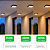 Painel Led Preto 12W Plafon Quadrado Sobrepor Bivolt Depolux - Imagem 8