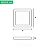 Painel Led Preto 12W Plafon Quadrado Sobrepor Bivolt Depolux - Imagem 9
