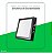 Painel Led Preto 12W Plafon Quadrado Sobrepor Bivolt Depolux - Imagem 8