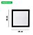 Painel Led Preto 12W Plafon Quadrado Sobrepor Bivolt Depolux - Imagem 9