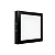 Painel Led Preto 12W Plafon Quadrado Sobrepor Bivolt Depolux - Imagem 1