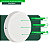 Painel Led Sobrepor 12W Redondo Branco Lys 16x16cm Bivolt Taschibra - Imagem 4