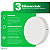 Painel Led Sobrepor 12W Redondo Branco Lys 16x16cm Bivolt Taschibra - Imagem 2