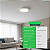 Painel Led Sobrepor 12W Redondo Branco Lys 16x16cm Bivolt Taschibra - Imagem 5
