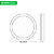 Painel Led Sobrepor 12W Redondo Branco Lys 16x16cm Bivolt Taschibra - Imagem 10