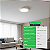 Painel Led Sobrepor 12W Redondo Branco Lys 16x16cm Bivolt Taschibra - Imagem 5