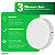 Painel Led Sobrepor 12W Redondo Branco Lys 16x16cm Bivolt Taschibra - Imagem 2