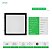 Painel de Led 32W 40x40cm Quadrado Embutir Preto Bivolt Blumenau - Imagem 4
