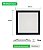 Painel de Led 32W 40x40cm Quadrado Embutir Preto Bivolt Blumenau - Imagem 8