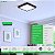 Painel Led 18W Plafon Sobrepor Preto Quadrado Bivolt Blumenau - Imagem 4