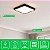 Painel Led 18W Plafon Sobrepor Preto Quadrado Bivolt Blumenau - Imagem 6