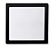 Painel Led 18W Plafon Sobrepor Preto Quadrado Bivolt Blumenau - Imagem 1