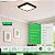 Painel de Led Quadrado 24W Play Sobrepor Preto Bivolt Blumenau - Imagem 3