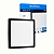 Painel de Led Quadrado 24W Play Sobrepor Preto Bivolt Blumenau - Imagem 1