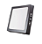 Painel Led Quadrado 12W Sobrepor Preto Bivolt Blumenau Iluminação - Imagem 1