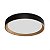 Plafon LED Arbos Redondo 30W Bivolt Cor Luz Ajustável Preto Blumenau - Imagem 1