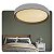 Plafon LED Arbos Redondo 48W Bivolt Cor Luz Ajustável Branco Blumenau - Imagem 6
