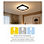 Plafon LED Duetto 18W Cor Luz Ajustável 280cm Preto Blumenau Iluminação Bivolt - Imagem 3