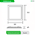 Painel de Led 48W 62x62cm Quadrado Embutir Modular Branco Bivolt Taschibra - Imagem 9